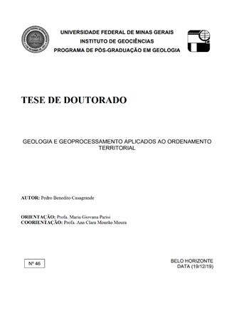 Geologia e geoprocessamento [...]