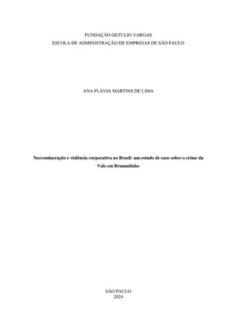 Necrominerao e violncia c[...]