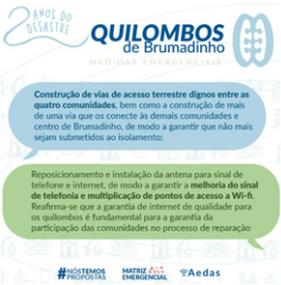 2 anos do desastre- Quilombo[...]