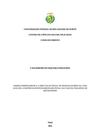 Crimes empresariais e a impu[...]