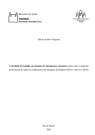 A atividade de trabalho em s[...]