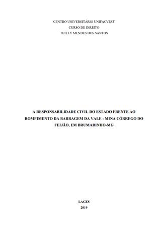 A RESPONSABILIDADE CIVIL DO [...]