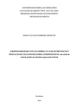 A responsabilidade civil da [...]