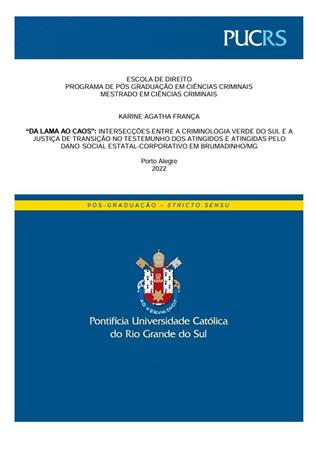 "Da lama ao caos": intersec[...]