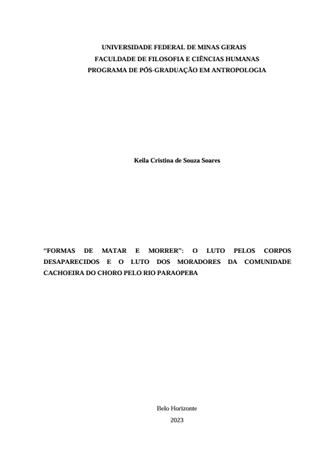 “Formas de matar e morrer”: [...]