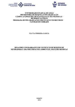 Desastres com barragens de c[...]