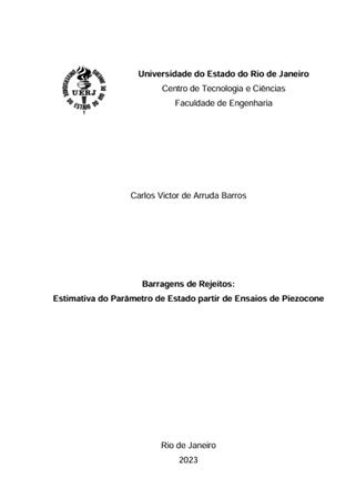 Barragens de rejeitos: estim[...]