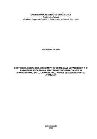 Ecotoxicological risk assess[...]