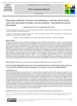 Degrada��o ambiental e desas[...]