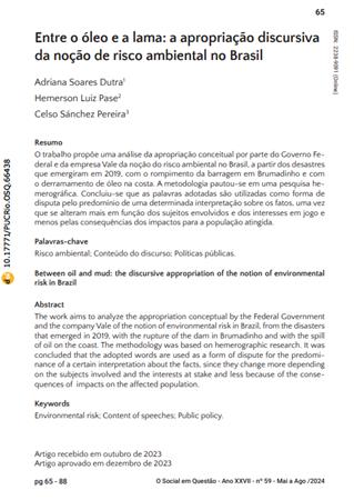 Entre o �leo e a lama: a apr[...]