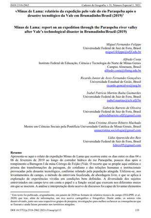 Minas de Lama: relatrio da [...]
