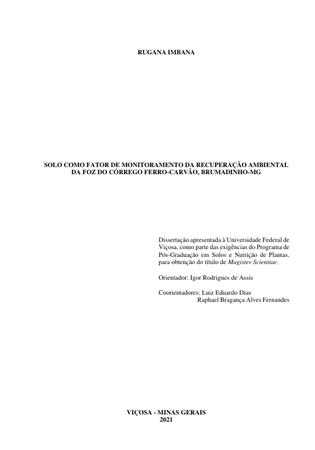 Solo como fator de monitoram[...]