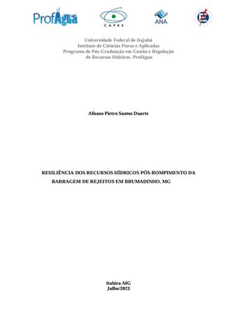 Resili�ncia dos recursos h�d[...]