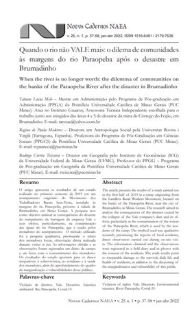 Quando o rio n�o VALE mais: [...]