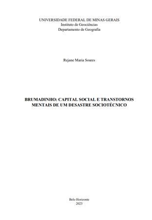 Brumadinho - capital social [...]