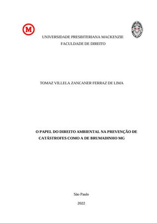 O papel do direito ambiental[...]