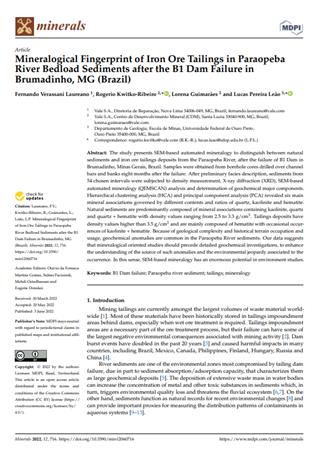 Mineralogical fingerprint of[...]
