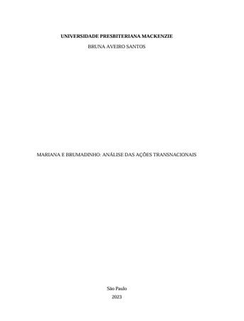 Mariana e Brumadinho: anlis[...]