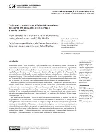 Da Samarco em Mariana  Vale[...]