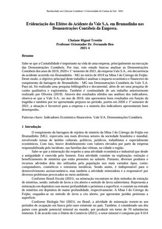 Evidencia��o dos efeitos do [...]