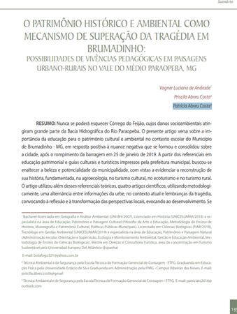 O PATRIMNIO HISTRICO E AMB[...]