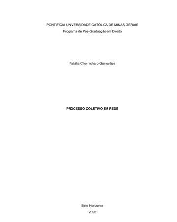 Processo coletivo em rede