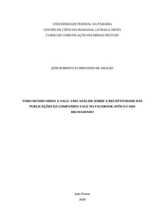 Todo mundo odeia a Vale Uma [...]