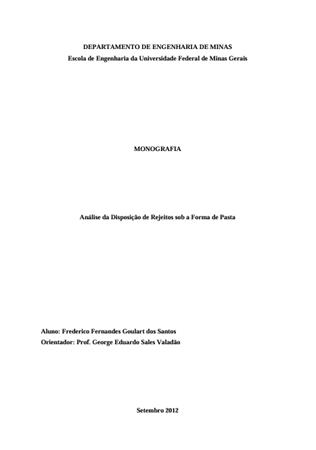 An�lise da disposi��o de rej[...]