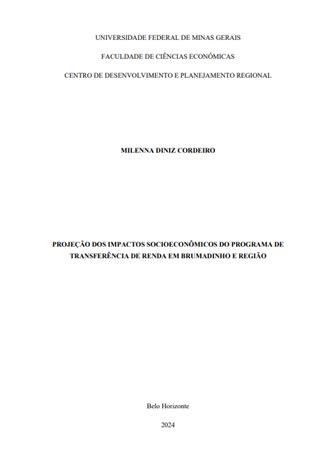 Proje��o dos impactos socioe[...]