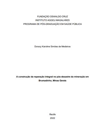 A constru��o da repara��o in[...]