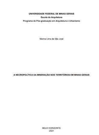 A necropol�tica nos territ�r[...]