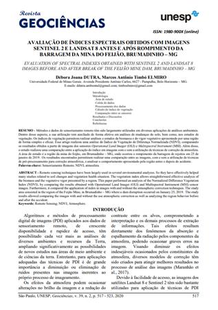 AVALIA��O DE �NDICES ESPECTR[...]