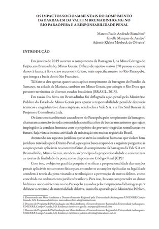 OS IMPACTOS SOCIOAMBIENTAIS [...]